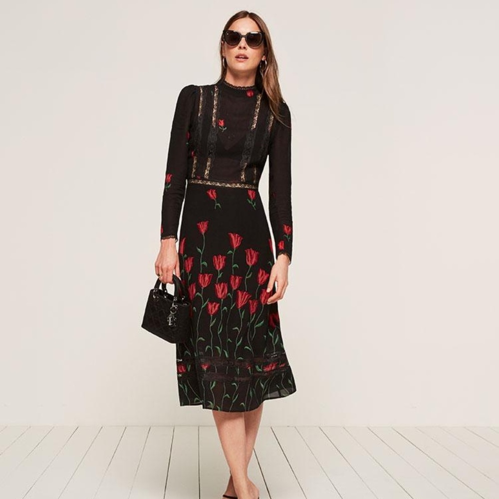 Reformation Natalia Dress in Holland 0
